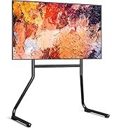 Rfiver Floor TV Stand for 60-86 Inch TV LCD LED Flat Curved TVs with Mount up to 150 lbs, Height ...