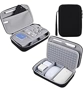 Hard Travel Electronic Organizer Case for MacBook Power Adapter Chargers Cables Power Bank Apple ...