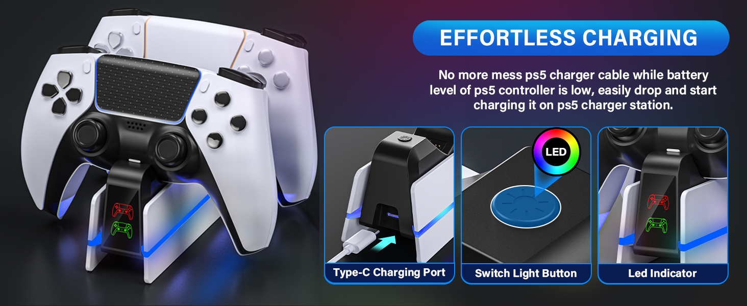 playstation 5 controller charger