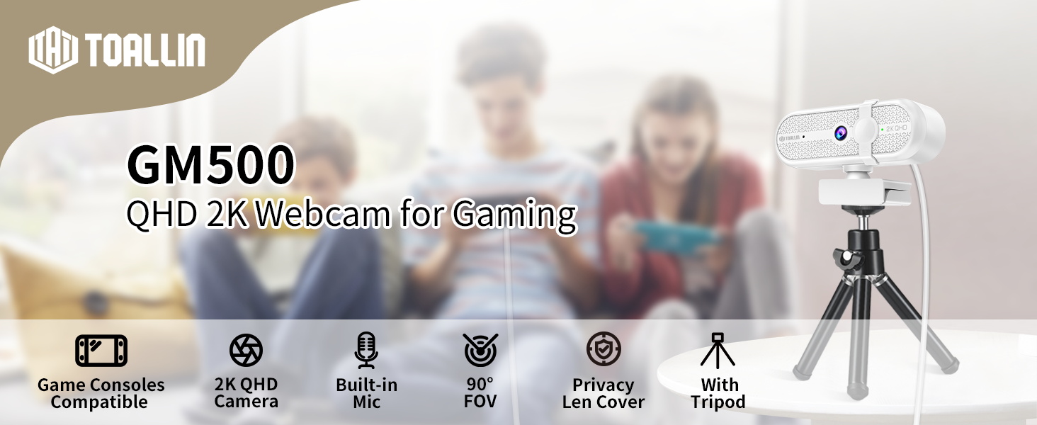 2K webcam for gaming