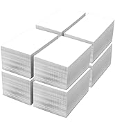 NefLaca 4" x 6" Fanfold Direct Thermal Labels, 1000 Labels Per Stack, White Perforated Shipping L...