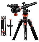 PHOPIK Camera Tripod 76 Inch Camera Tripod with Rotatable Horizontal Center Column, Aluminium Pro...