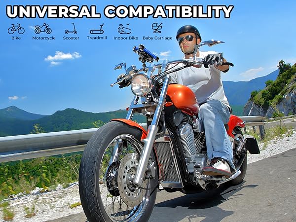 handlebar phone mount motorcycle