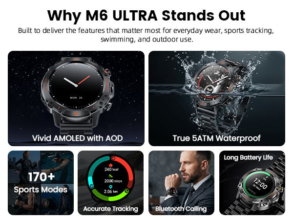M6 ULTRA SMART WATCH FOR MEN