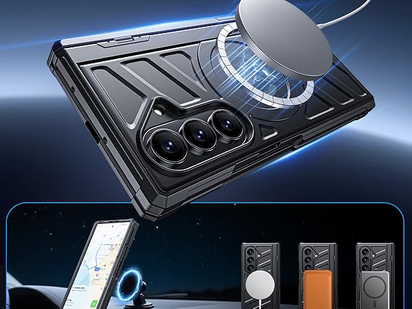 For Samsung z fold 7 case Privacy Black