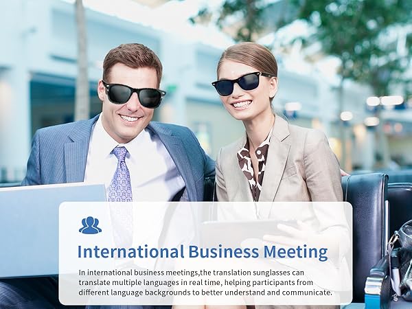 Smart Glasses Translator AI Glasses for Language Learning