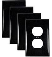 FunKiim Metal Electrical Outlet Covers, light Switch Cover Wall Plates, Mid Size 3.16''*4.92''Swi...