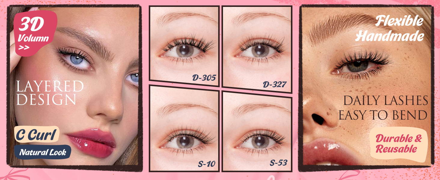 lashes wispy eyelashes natural looking brighter eyes show your beauty