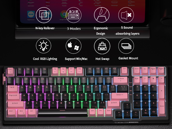 Wireless Mechanical Gaming Keyboard