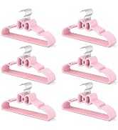 MLKJHHI 15.5 Inch Kids Butterfly Bow Hangers 60 Pack, Durable Big Kid Hangers for Youth, Teen and...