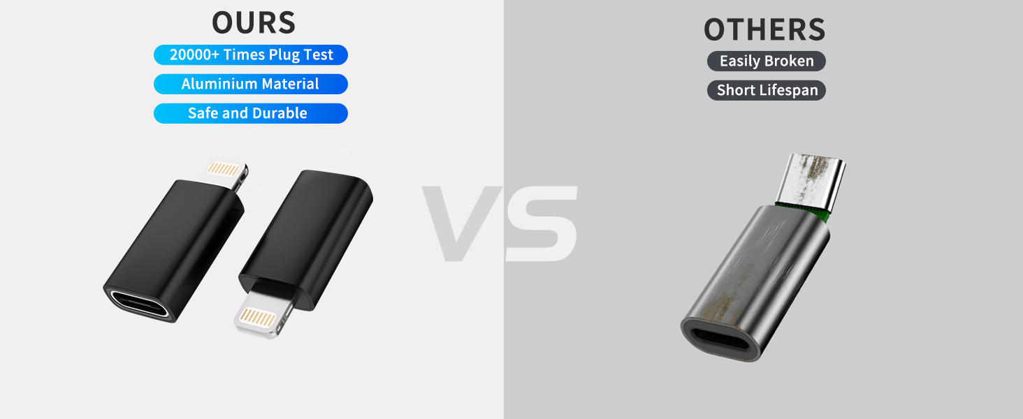 type c to lightning cable adapter