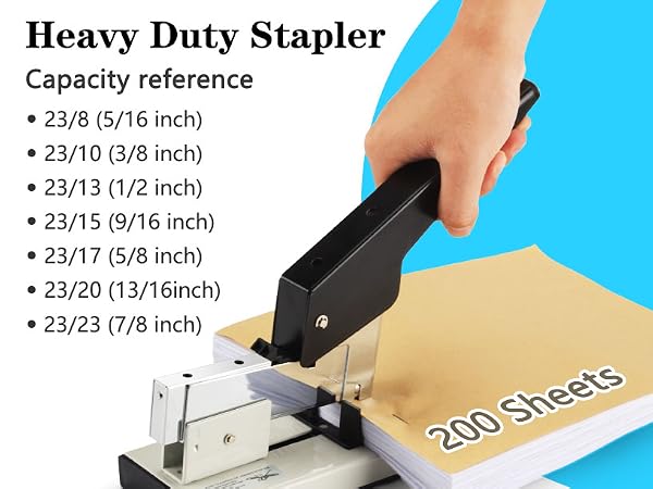 210 Sheet Capacity Heavy Duty Stapler