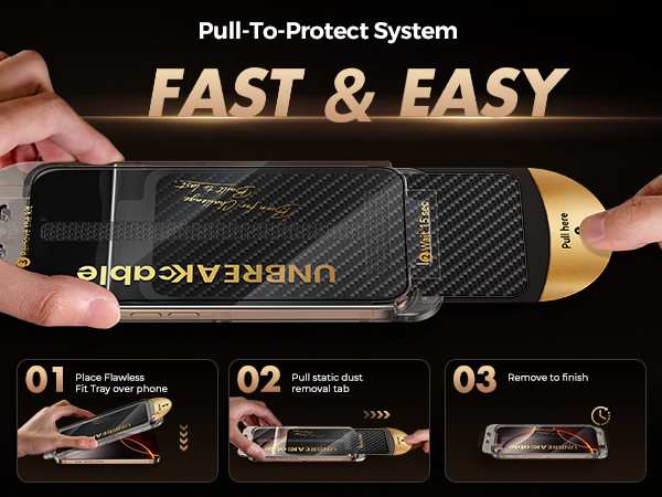 iPhone 16 Pro Max Screen Protector easy intallation