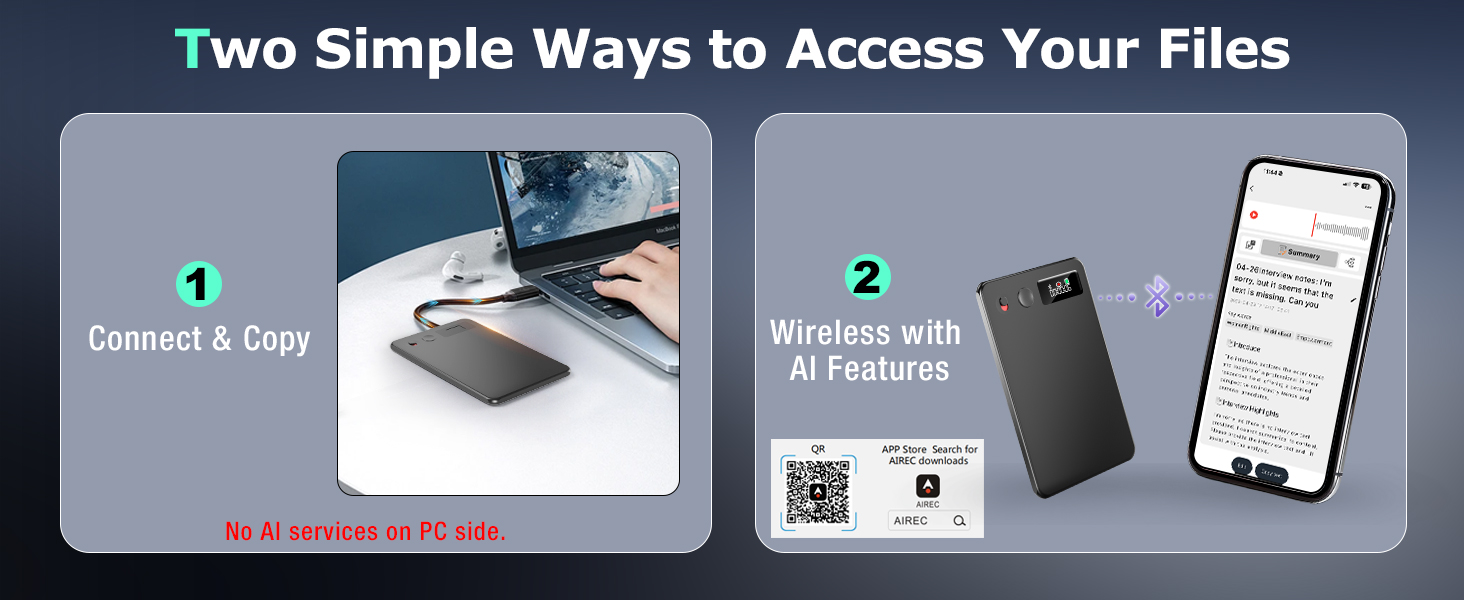 voice recorder with playback