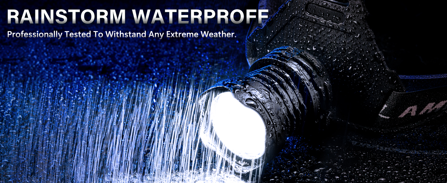 waterproof headlamp