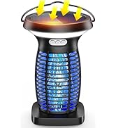 PhatroyYee Solar Bug Zapper Outdoor, 3-in-1 Mosquito Zapper Outdoor Solar Powered, Cordless Elect...
