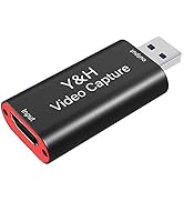 Y&amp;H Video Capture Card 1080P for Live Video Streaming Record via DSLR Camcorder Action Cam - Capt...