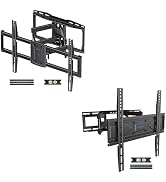 Full Motion TV Wall Mount Bracket for 37-86 inch TVs &amp; Full Motion TV Wall Mount for Most 32-70 i...