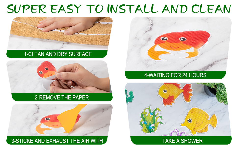 non slip bathtub stickers