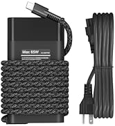 Dzytnsy New Slim 65W USB C Laptop Charger Compatible with HP Chromebook,Spectre X360,Envy X360,El...