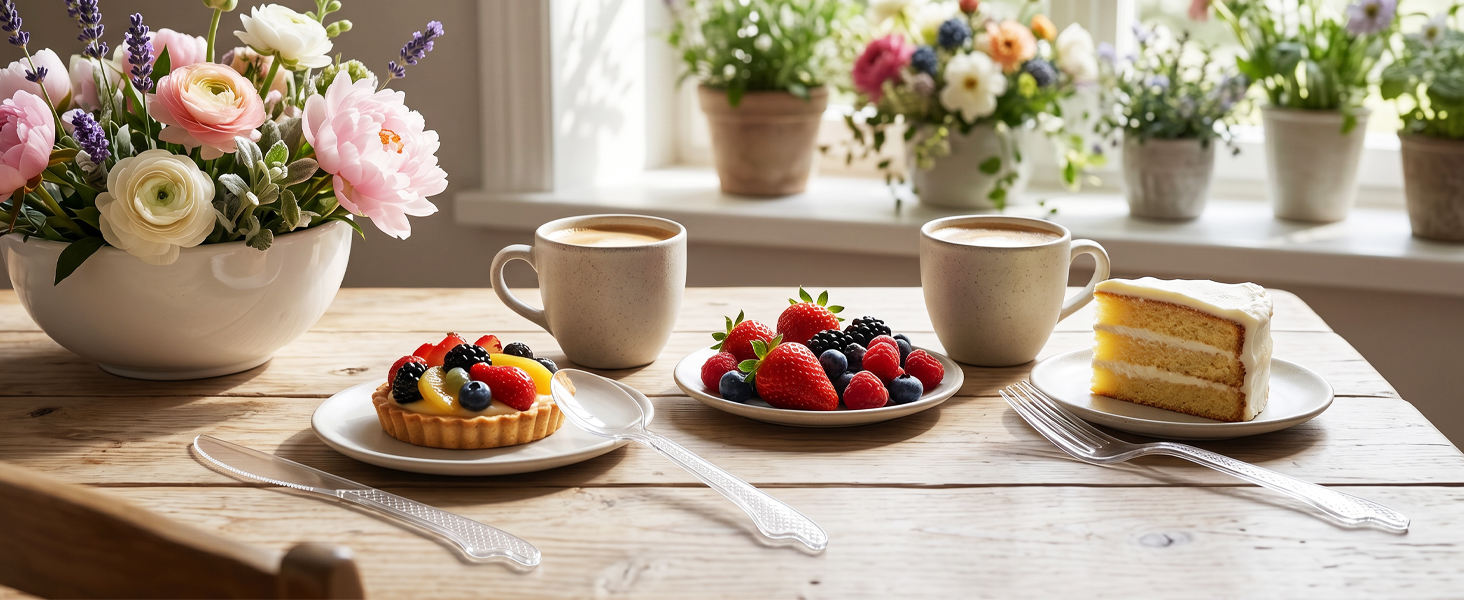Clear Plastic Tableware