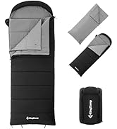 KingCamp 3-in-1 Sleeping Bag for Adults Cold &amp; Warm Weather, XL Size for Big &amp; Tall Individuals, ...