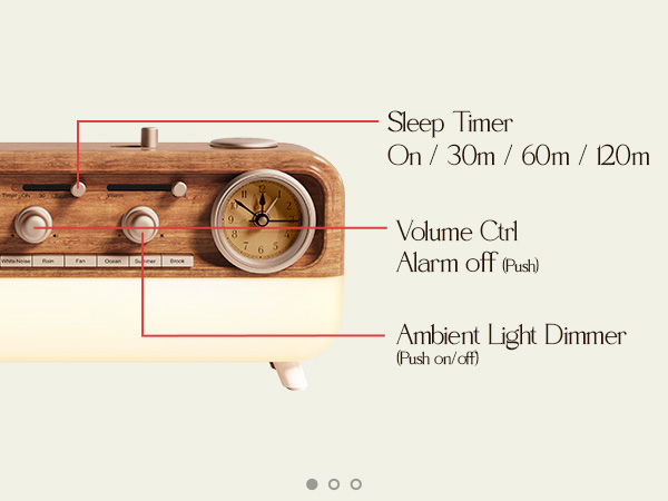 DRM, White noise, bluetooth, sleep machine, clock,