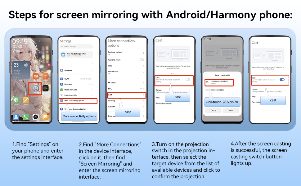 Wireless HDMI Display Dongle Adapter