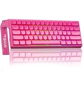 AULA WIN60 HE PRO 60% Mechanical Gaming Keyboard Wired, Magnetic Switch Hot Swappable, Adjustable...
