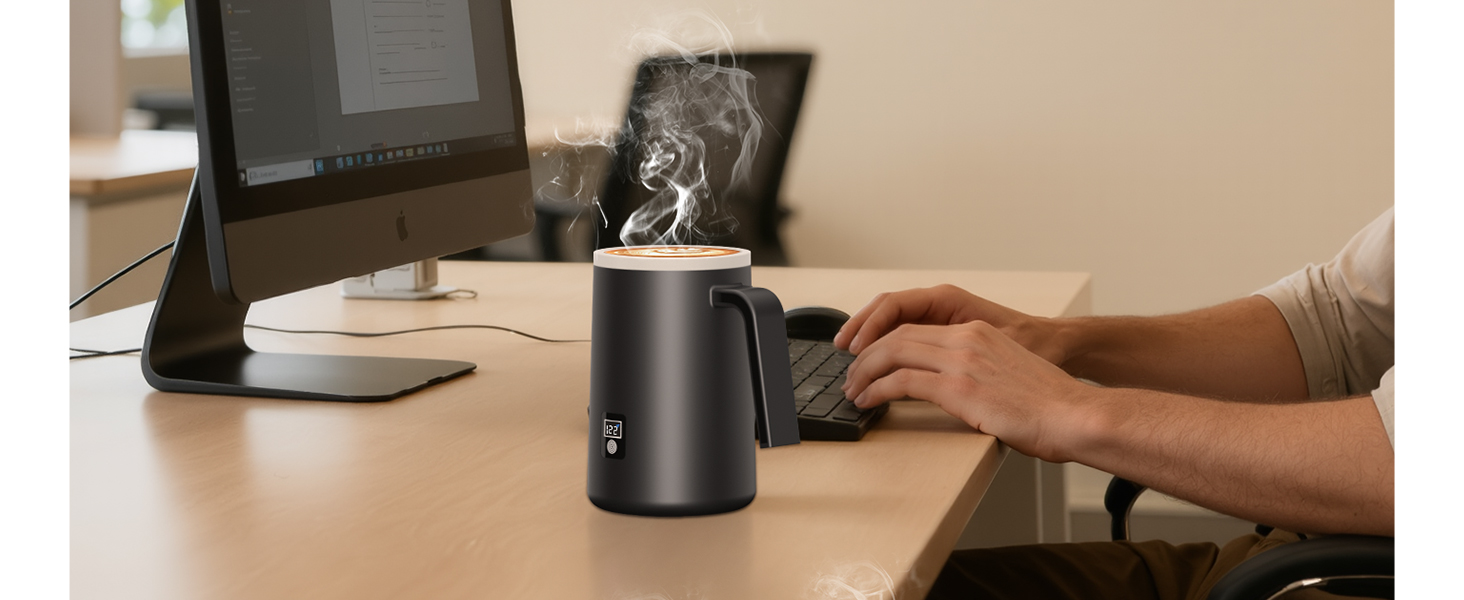 heated coffee mug rechargeable