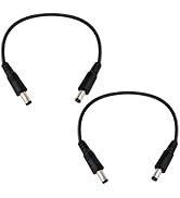 IMIYORE DC5.5x2.1mm 12V Male to Male Cable 18AWG Male to Male Extension Cable 12V Emergency Power...