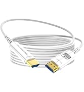 8K Fiber Optic HDMI Cable 50 FT, 8K@60Hz 4K@240Hz, Thin Extra Long HDMI Cable 48Gbps Ultra High S...