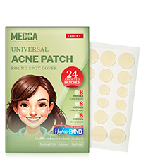 Acne Patches for Face - Hydrocolloid Bandages (108 Count) Pimple Patches for Face in 2 Universal Siz...