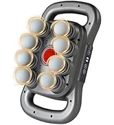 Back Massager for Relief Deep Tissue with Heat, 8 Heads Hands-Free Electric Back Massager, with 9...