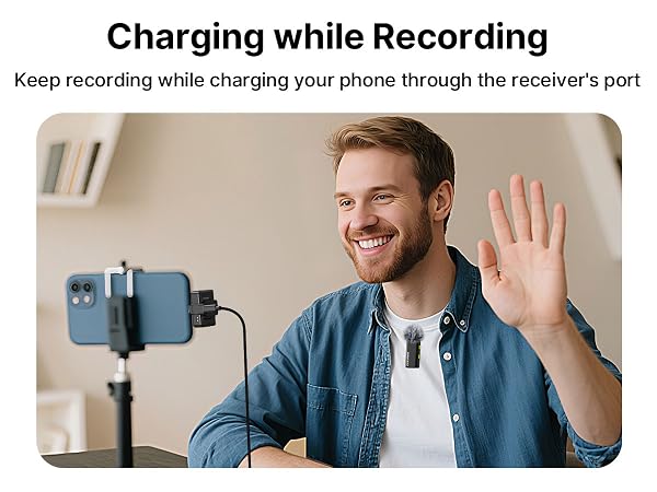 charging while recording
