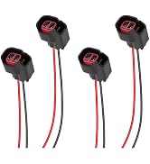 4PCS Fuel Injector Connector Pigtail,Fuel Injectors Set of 4 Replace OEM# 5013995AA,5161919AA,Car...