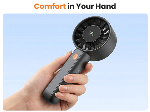 Ergonomic Design Fits Perfectly in Palm with Skin-Friendly Matte Finish for Comfortable Grip