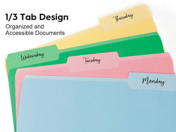 color file folder