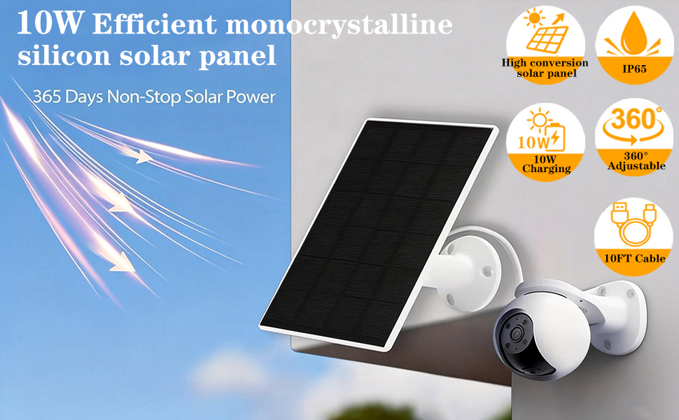 Solar Panel for Ring Camera