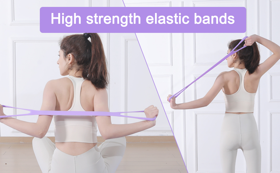 High strength elastic bangs