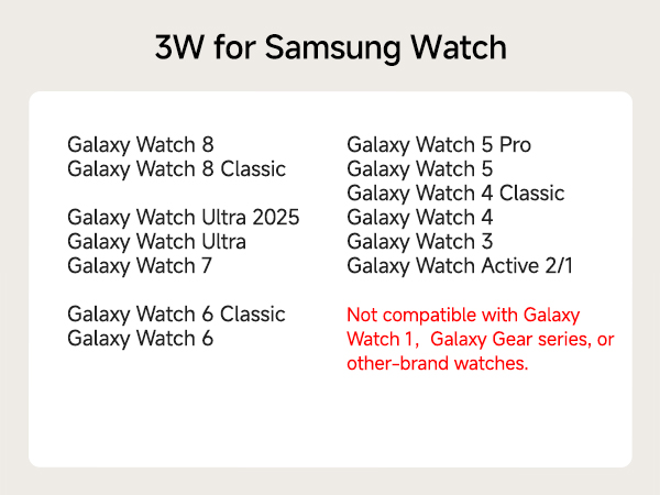 samsung watch charger