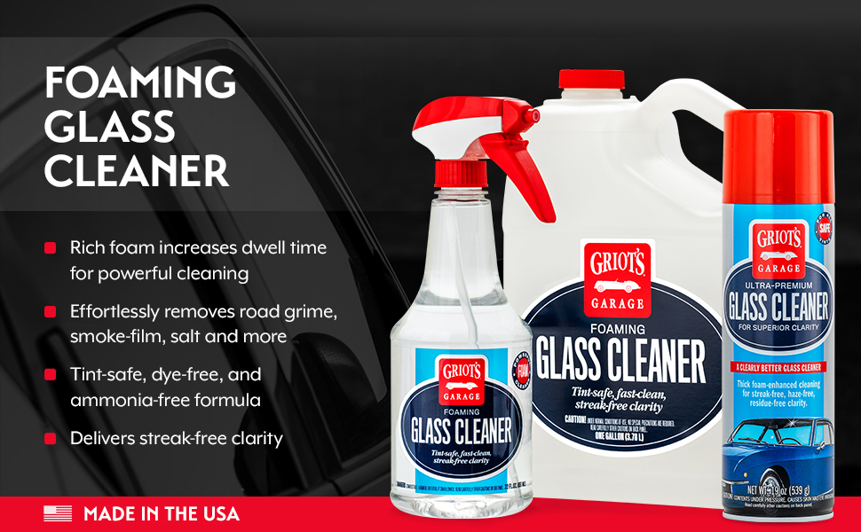 foaming glass cleaner