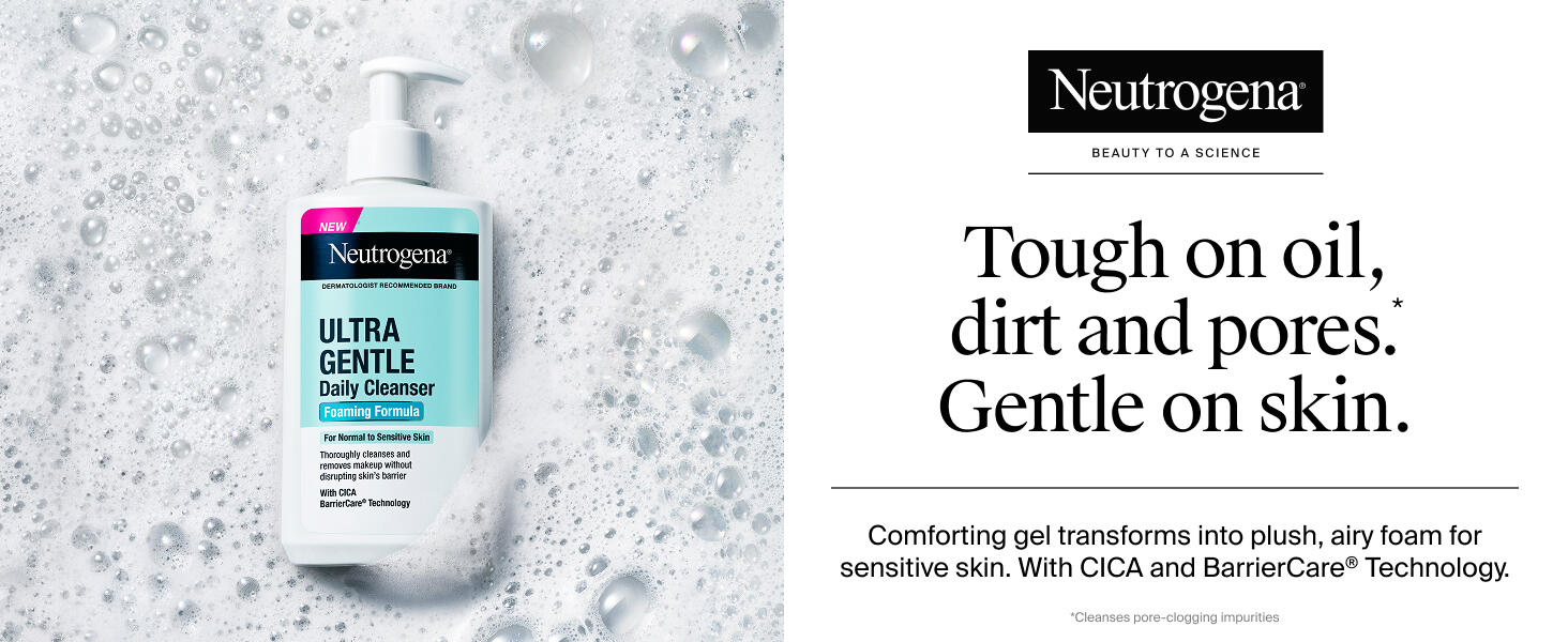 Gently cleanses, reserves skin's moisture barrier, aily face wash foam cleanser foaming face wash