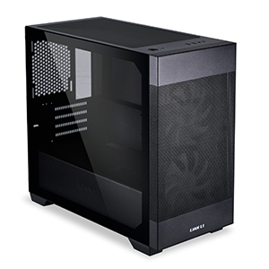 This computer case has tempered glass side panel to show your system RBG