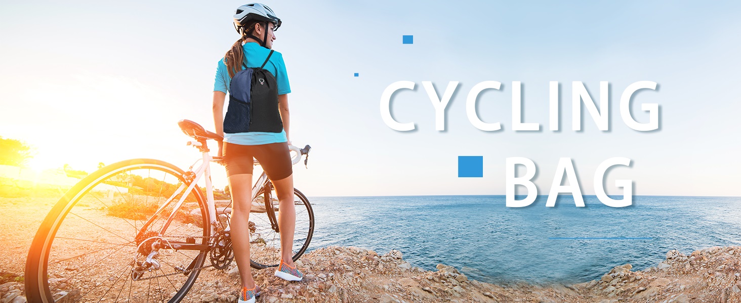 Drawstring Backpack Sports Gym Bag