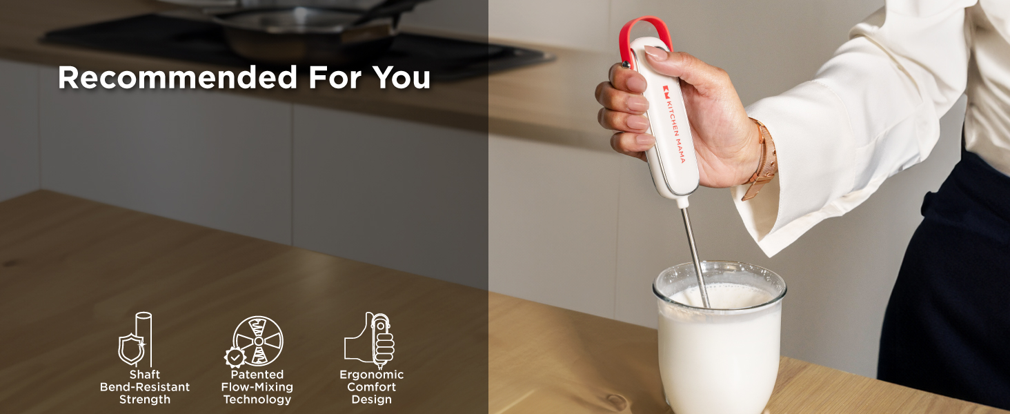Kitchen Mama Silkwhisk Electric Milk Frother