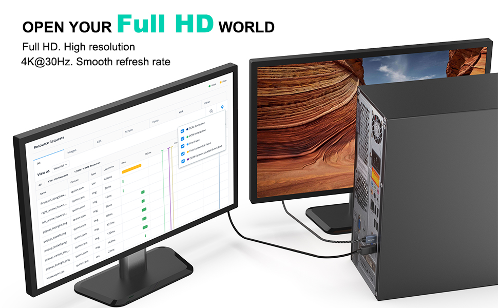 displayport to hdmi cable