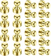 GOOZADA 20Pack Gold Fridge Magnets for Whiteboard Small Refrigerator Magnets Office Magnets for R...