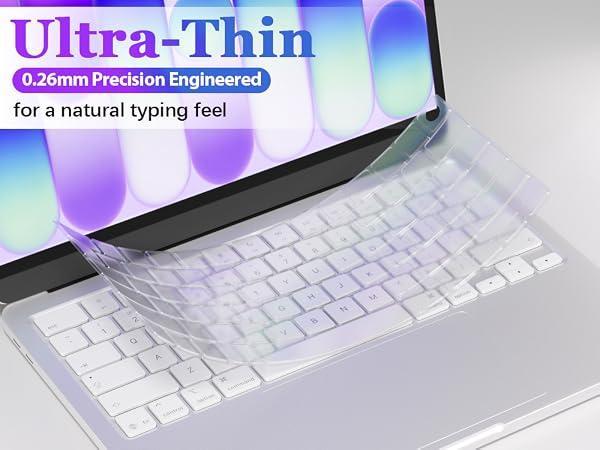 Ultra-thin keyboard cover