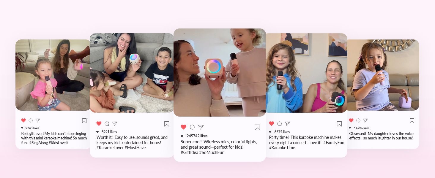 Singing Mini Karaoke Machine for Kids